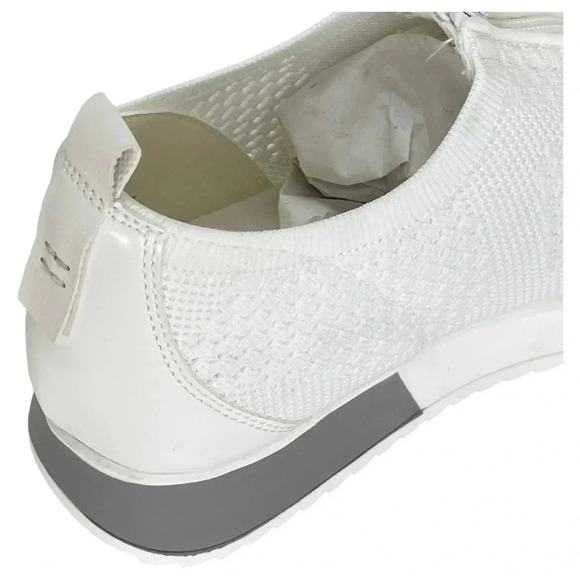 Anne Klein Terri White Knit Hidden Heels Womens Sneakers Size 8.5M - Picture 9 of 15